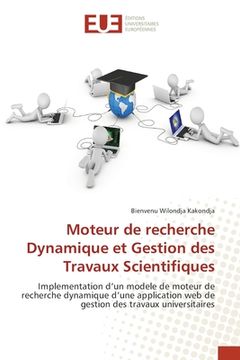 portada Moteur de recherche Dynamique et Gestion des Travaux Scientifiques (in French)
