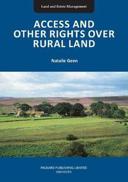 portada Access and Other Rights Over Rural Land (en Inglés)