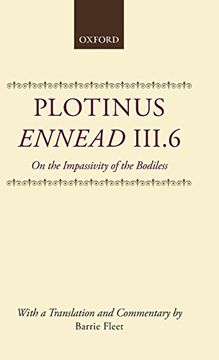 portada Ennead Iii. 6: On the Impassivity of the Bodiless (Bk. 3, 6) (en Inglés)