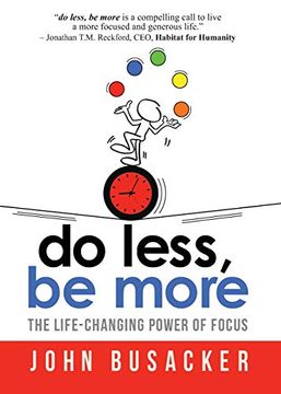 portada Do Less, be More: The Life-Changing Power of Focus (in English)