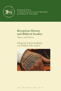 portada Reception History and Biblical Studies: Theory and Practice (en Inglés)