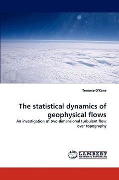 portada the statistical dynamics of geophysical flows (en Inglés)