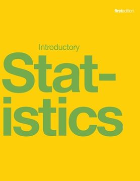 portada Introductory Statistics (paperback, b&w) (en Inglés)