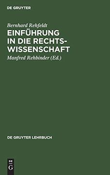 portada Einfã¼Hrung in die Rechtswissenschaft (en Alemán)