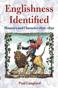 portada Englishness Identified ' Manners and Character 1650-1850 ' (en Inglés)