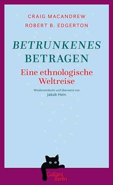 portada Betrunkenes Betragen (in German)