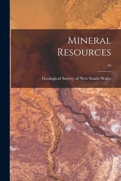 portada Mineral Resources; 16 (in English)