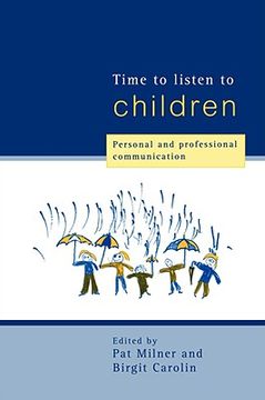 portada time to listen to children (en Inglés)