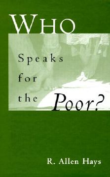 portada who speaks for the poor?: national interest groups and social policy (en Inglés)