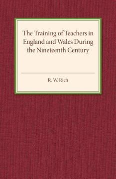 portada The Training of Teachers in England and Wales During the Nineteenth Century 