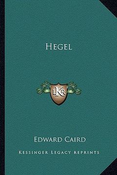 portada hegel (en Inglés)