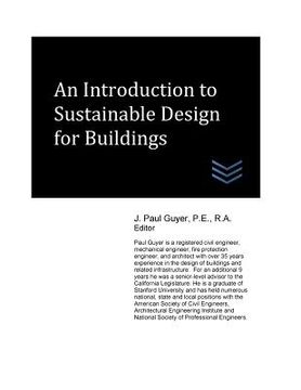 portada An Introduction to Sustainable Design for Buildings (en Inglés)