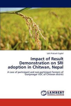 portada impact of result demonstration on sri adoption in chitwan, nepal