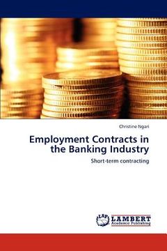 portada employment contracts in the banking industry (en Inglés)