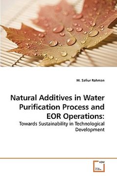 portada natural additives in water purification process and eor operations