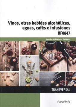 portada Vinos, Otras Bebidas Alcohólicas, Aguas, Cafés e Infusiones