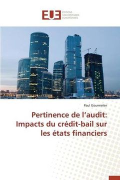 portada Pertinence de l'audit: Impacts du crédit-bail sur les états financiers