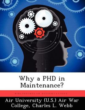 portada why a phd in maintenance? (en Inglés)