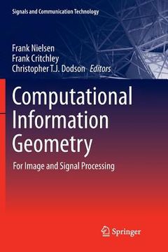 portada Computational Information Geometry: For Image and Signal Processing (en Inglés)