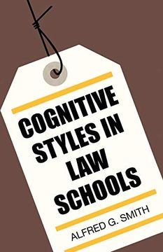 portada Cognitive Styles in law Schools (in English)