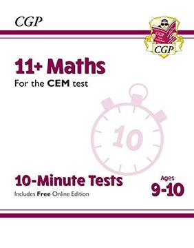 portada New 11+ cem 10-Minute Tests: Maths - Ages 9-10 (in English)