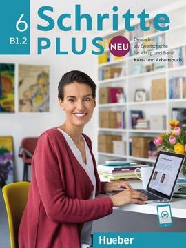 portada Schritte Plus neu 6. Kursbuch und Arbeitsbuch mit Audios Online (en Alemán)