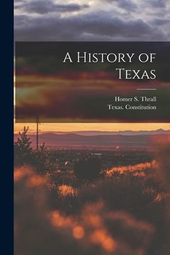 portada A History of Texas (in English)