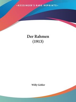 portada Der Rahmen (1913) (en Alemán)