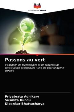 portada Passons au vert (in French)