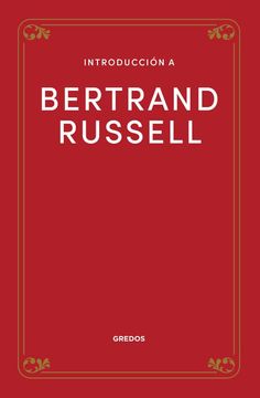 portada Introduccion a Bertrand Russell