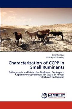portada characterization of ccpp in small ruminants (en Inglés)