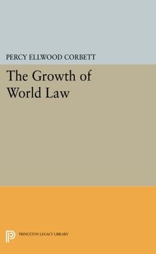 portada The Growth of World law (Princeton Legacy Library) (in English)