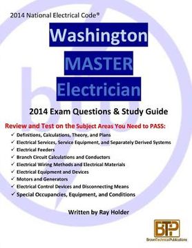 portada Washington 2014 Master Electrician Study Guide (en Inglés)