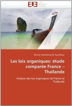 portada Les Lois Organiques: Etude Comparee France - Thailande