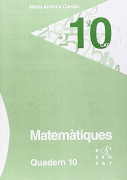 portada Matematiques, Educacio Primaria. Quadern 10 (in Catalá)