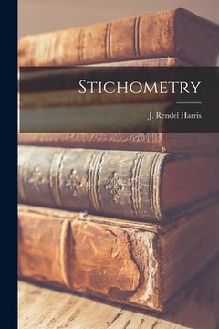 portada Stichometry (en Inglés)