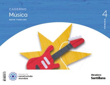 portada Musica 4º Educacion Primaria Caderno Novo Tirol Construir Mundos Galicia ed 2023