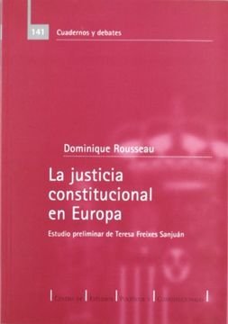 portada La justicia constitucional en Europa