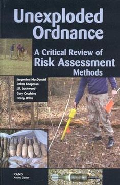 portada unexploded ordnances: a critical review of risk assessment methods (en Inglés)