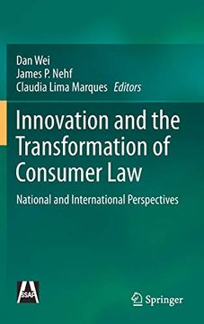 portada Innovation and the Transformation of Consumer Law. National and International Perspectives. (in English)