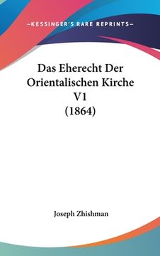 portada Das Eherecht Der Orientalischen Kirche V1 (1864) (in German)