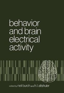 portada Behavior and Brain Electrical Activity (en Inglés)