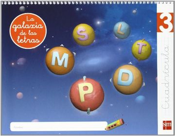 Lectoescritura 3, Cuadrícula. La galaxia de las letras