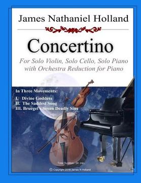 portada Concertino: For Solo Violin, Solo Cello, Solo Piano and Orchestra (Orchestral Reduction and Parts) (en Inglés)