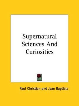 portada supernatural sciences and curiosities (en Inglés)