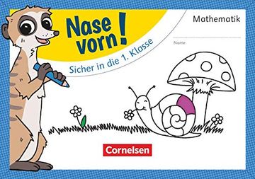 portada Nase Vorn! - Mathematik - Vorübungen - Sicher in die 1. Klasse (en Alemán)