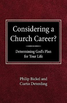 portada considering a church career? determining god's plan for your life (en Inglés)
