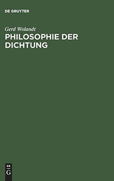 portada Philosophie der Dichtung (in German)