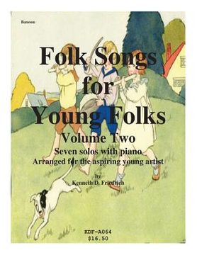 portada Folk Songs for Young Folks, Vol. 2 - bassoon and piano (en Inglés)