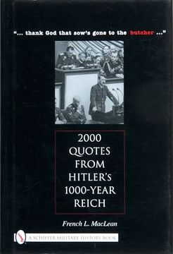 portada 2000 Quotes From Hitler's 1000-Year Reich: ". Thank god That Sow's Gone to the Butcher. ". (in English)